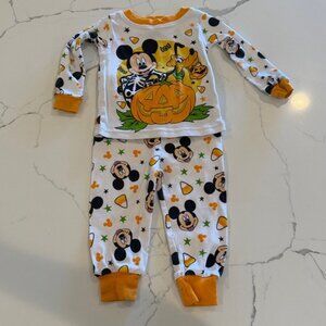 Disney Baby Orange and White Halloween Outfit 🎃